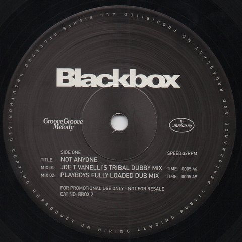 Black Box - Not Anyone | Mercury (BBOX 2) - 3