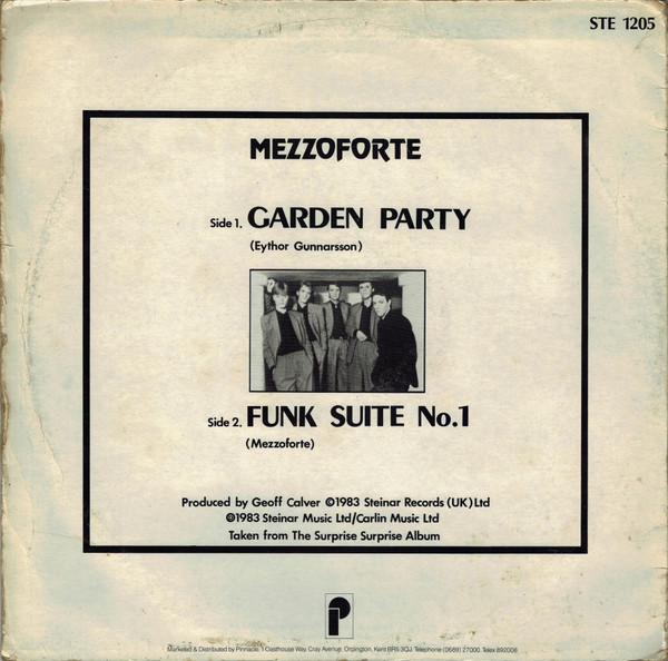Mezzoforte - Garden Party | Steinar (STE 1205) - 2