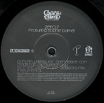 Zero 7 - In The Waiting Line | Giant Step Records (GSTP 7026-1) - 3
