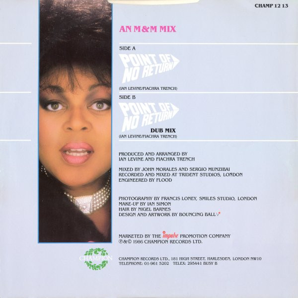 Earlene Bentley - Point Of No Return | Champion (CHAMP 12-13) - 2