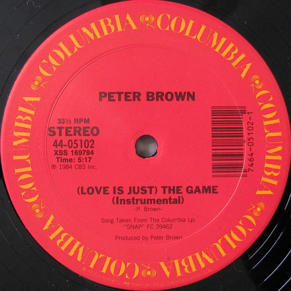 Peter Brown - (Love Is Just) The Game | Columbia (44-05102) - 2