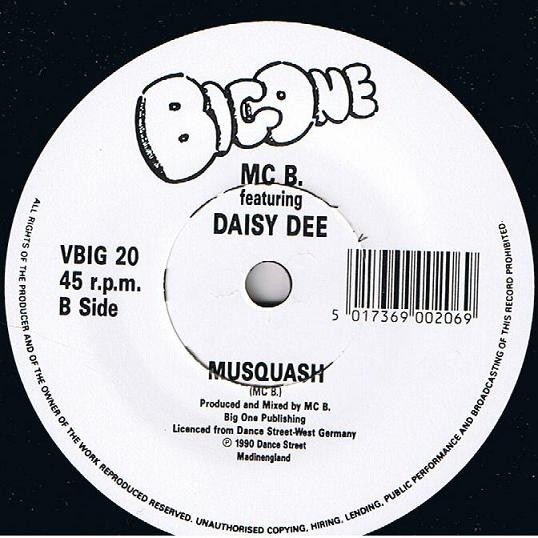 MC B Featuring Daisy Dee - This Beat Is Technotronic | Big One Records (VBIG 20) - 4