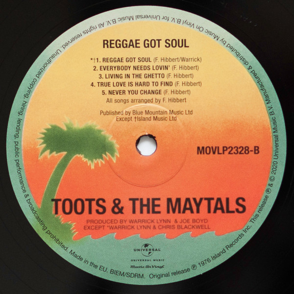 Toots & The Maytals - Reggae Got Soul | Music On Vinyl (MOVLP2328) - 3