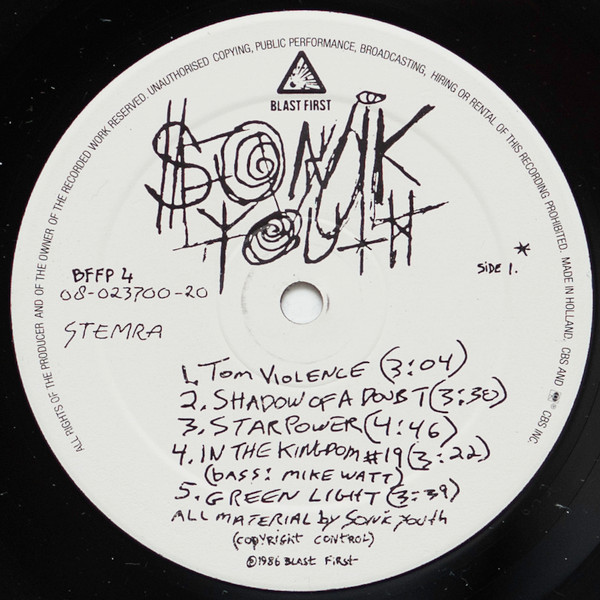 Sonic Youth - EVOL | Blast First (BFFP 4) - 3