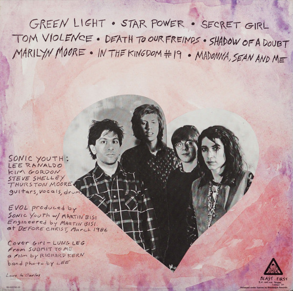 Sonic Youth - EVOL | Blast First (BFFP 4) - 2