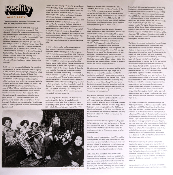 Reality - Disco Party | Jazzman (JMANLP 131) - 3
