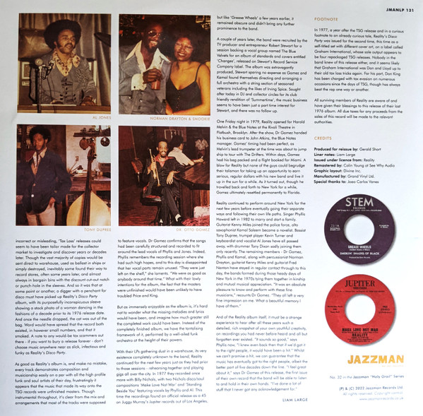 Reality - Disco Party | Jazzman (JMANLP 131) - 4