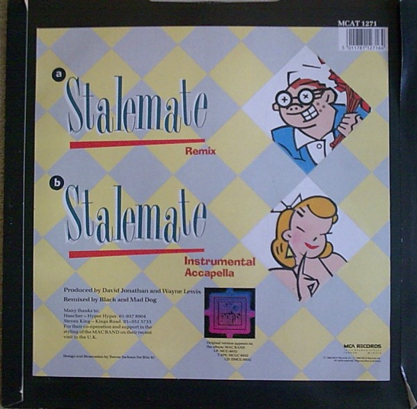Mac Band Featuring The McCampbell Brothers - Stalemate | MCA Records (MCAT 1271) - 2 Mac Band Featuring The McCampbell Brothers - Stalemate | MCA Records (MCAT 1271) - 2