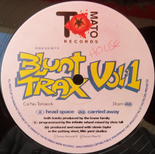 Various - Blunt Trax Vol: 1 | Tomato Records (Tomato 6) - 2