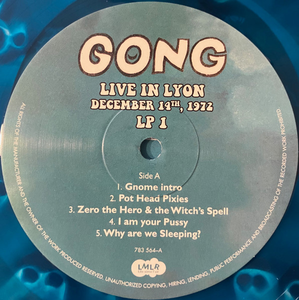 Gong - Live In Lyon December 14th, 1972 (3LP - RSD2023 - Coloured Vinyl) [Vinyl] | Lmlr (783 564) - 3