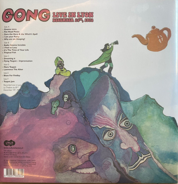 Gong - Live In Lyon December 14th, 1972 (3LP - RSD2023 - Coloured Vinyl) [Vinyl] | Lmlr (783 564) - 2