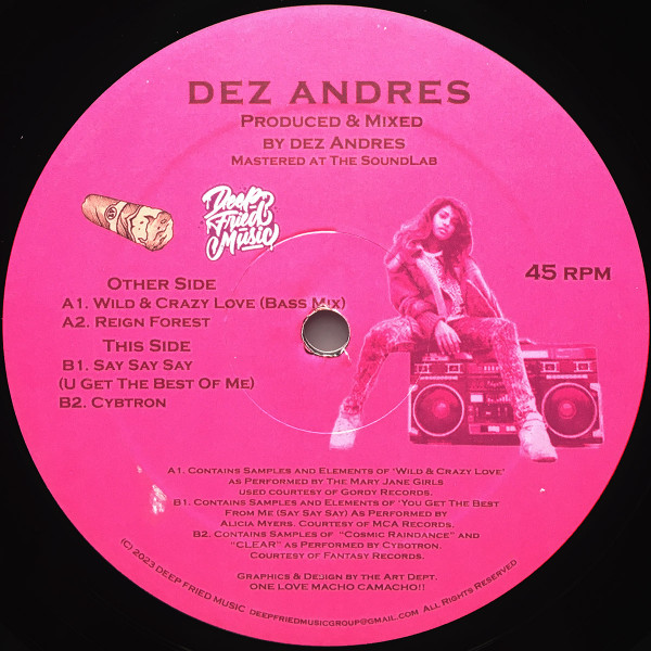Andrés - Wild And Crazy Love EP | Deep Fried Music (DF-008) - 2