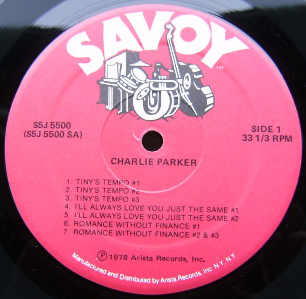 Charlie Parker - The Complete Savoy Studio Sessions | Savoy Records (S5J 5500) - 2