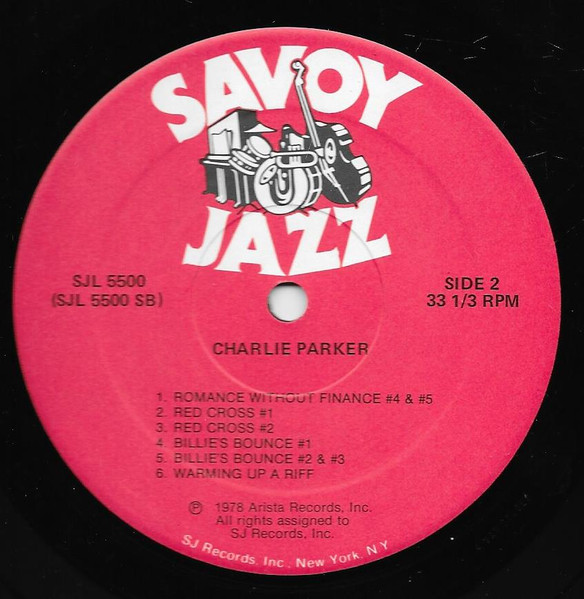 Charlie Parker - The Complete Savoy Studio Sessions | Savoy Records (S5J 5500) - 3