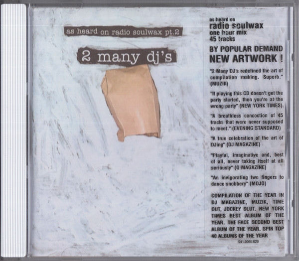 2 Many DJ's - As Heard On Radio Soulwax Pt.2 | [PIAS] Recordings (piasb 065 cd) - 2