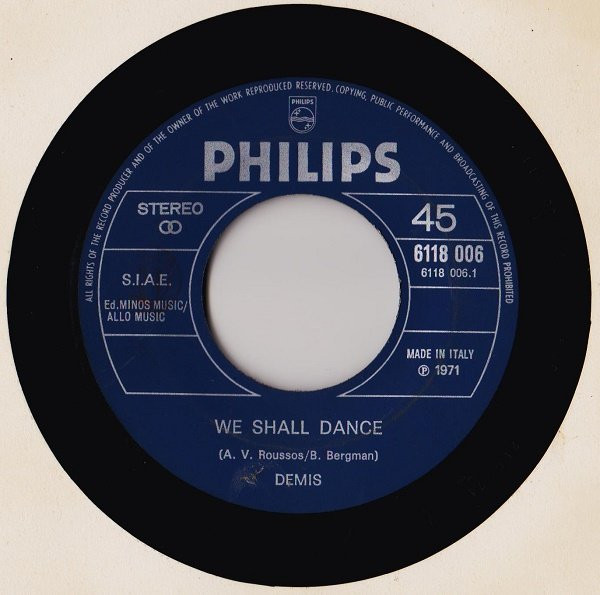 Demis Roussos - We Shall Dance | Philips (6118 006) - 3