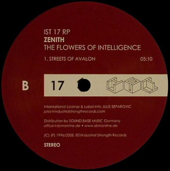 Zenith - The Flowers Of Intelligence | IST Records (IST 17 RP) - 3