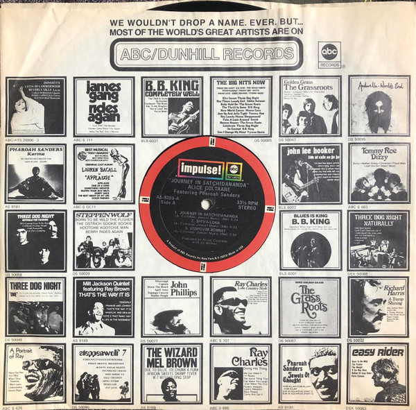 Alice Coltrane Featuring Pharoah Sanders - Journey In Satchidananda | Impulse! (AS 9203) - 7