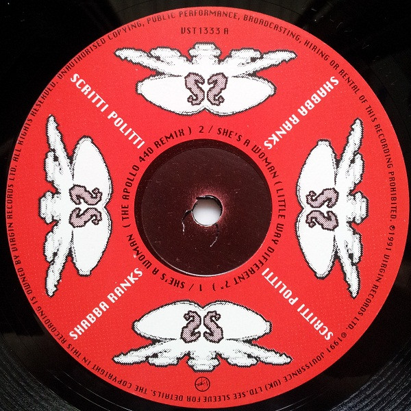 Scritti Politti + Shabba Ranks - She's A Woman | Virgin (VST 1333) - 3 Scritti Politti + Shabba Ranks - She's A Woman | Virgin (VST 1333) - 3