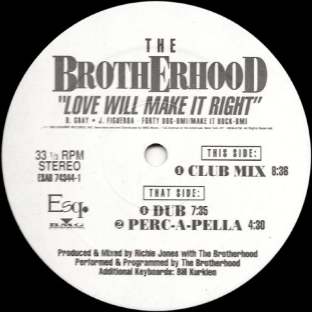 The Brotherhood - Love Will Make It Right | Esquire Records (ESAB 74344-1)