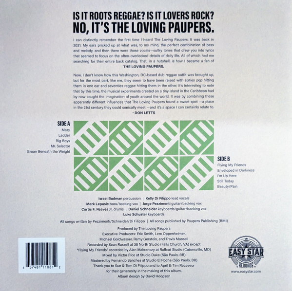 The Loving Paupers - Ladders | Easy Star Records (ES 1108V) - 2