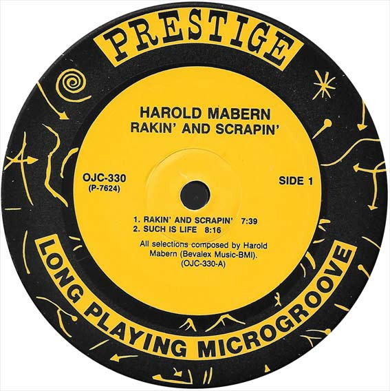 Harold Mabern - Rakin' And Scrapin' | Original Jazz Classics (OJC-330) - 3 Harold Mabern - Rakin' And Scrapin' | Original Jazz Classics (OJC-330) - 3
