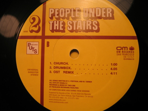 People Under The Stairs - ...Or Stay Tuned | OM Records (OM-137VLP) - 4