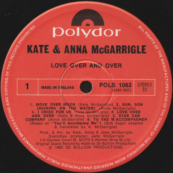 Kate & Anna McGarrigle - Love Over And Over | Polydor (POLS 1062) - 3 Kate & Anna McGarrigle - Love Over And Over | Polydor (POLS 1062) - 3