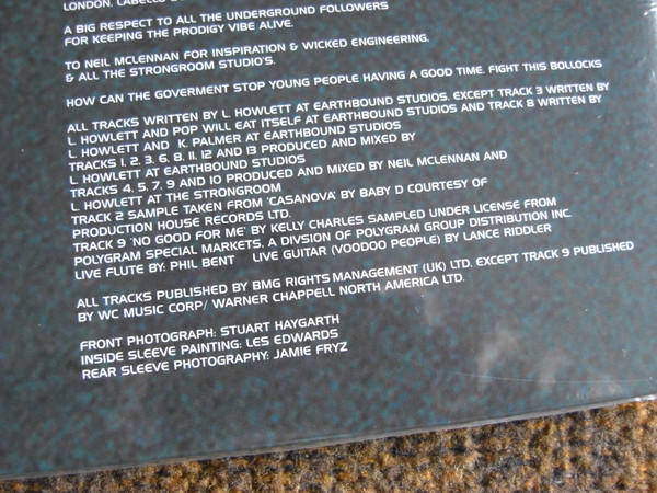 The Prodigy - Music For The Jilted Generation | XL Recordings (XLLP 114) - 3 The Prodigy - Music For The Jilted Generation | XL Recordings (XLLP 114) - 3