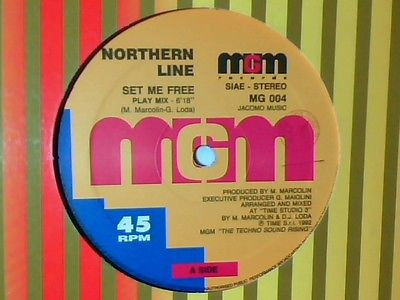 Northern Line - Set Me Free | MGM Records (MG 004)