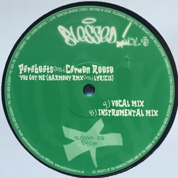 Para-Beats Feat. Carmen Reece - Blessed Vol.3 | Public Demand (BLESSED 003)
