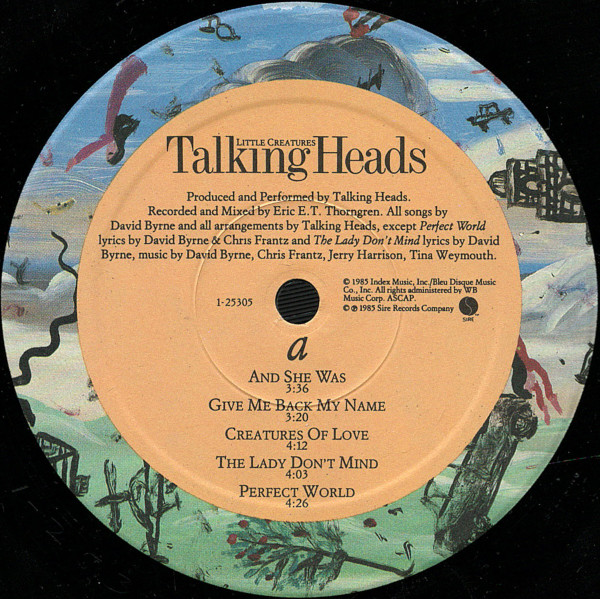 Talking Heads - Little Creatures | Sire (9 25305-1) - 3 Talking Heads - Little Creatures | Sire (9 25305-1) - 3