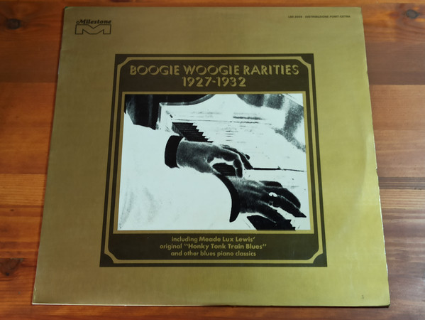 Various - Boogie Woogie Rarities 1927-1932 | Milestone (LMI 2009) - main