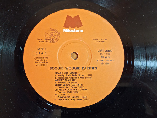 Various - Boogie Woogie Rarities 1927-1932 | Milestone (LMI 2009) - 3