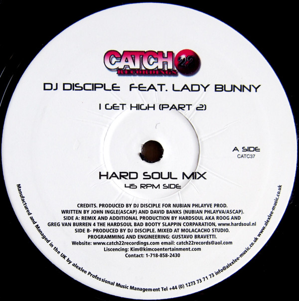 DJ Disciple - I Get High | Catch 22 Recordings (CATCH 037)