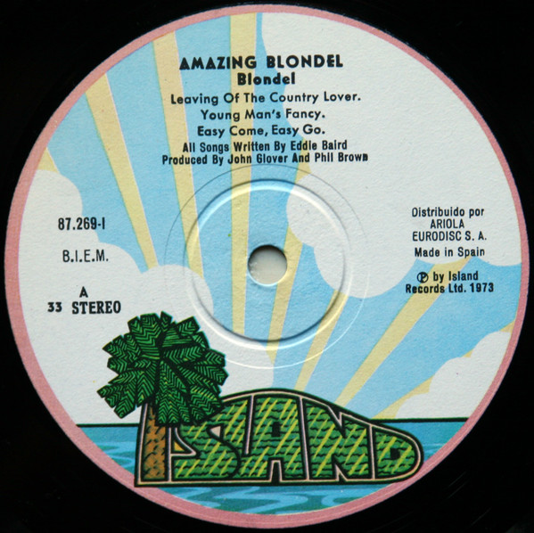 Amazing Blondel - Blondel | Island Records (87.269-I) - 4 Amazing Blondel - Blondel | Island Records (87.269-I) - 4