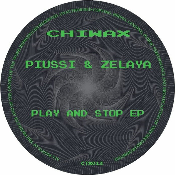 Piussi , Zelaya - Play And Stop EP | Chiwax (CTX 013) - main