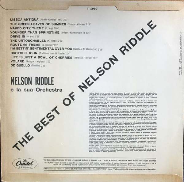 Nelson Riddle - The Best Of Nelson Riddle | Capitol Records (T 1990) - 2 Nelson Riddle - The Best Of Nelson Riddle | Capitol Records (T 1990) - 2