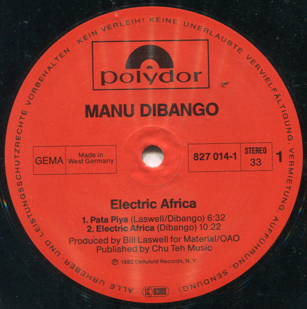 Manu Dibango - Electric Africa | Polydor (827 014-1) - 3