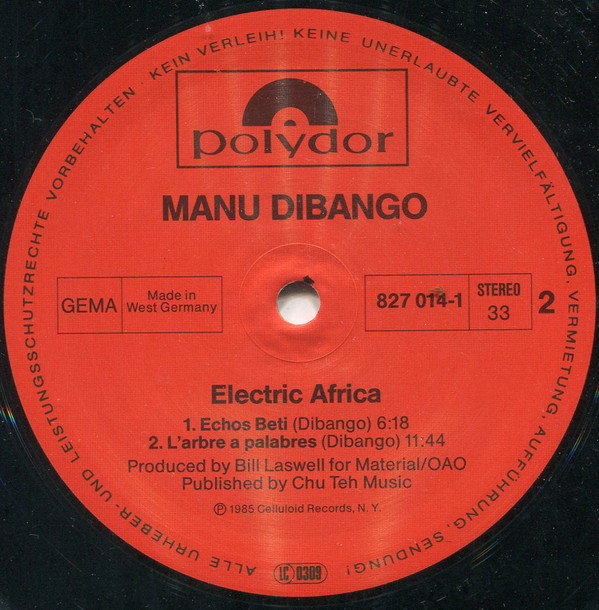 Manu Dibango - Electric Africa | Polydor (827 014-1) - 4