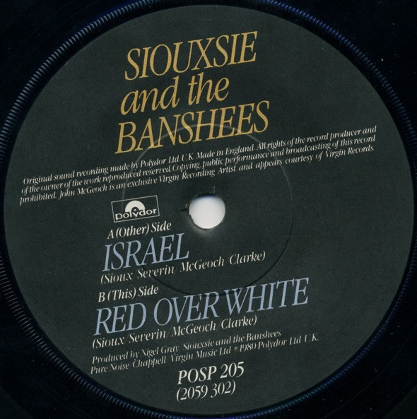 Siouxsie & The Banshees - Israel | Polydor (POSP 205) - 4