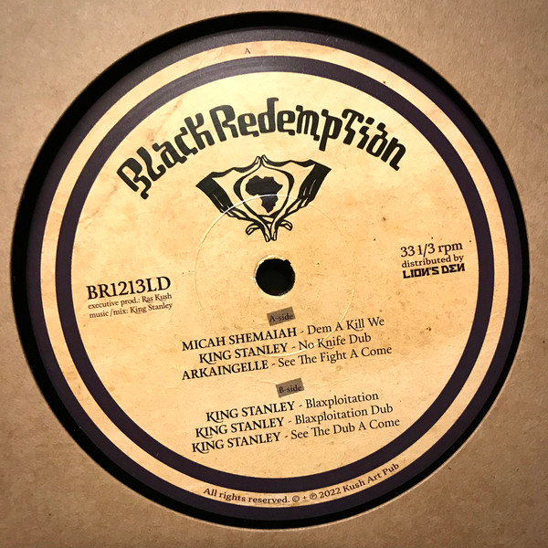 King Stanley Feat. Micah Shemaiah / Arkaingelle - Blaxploitation Riddim | Black Redemption (BR1213LD)