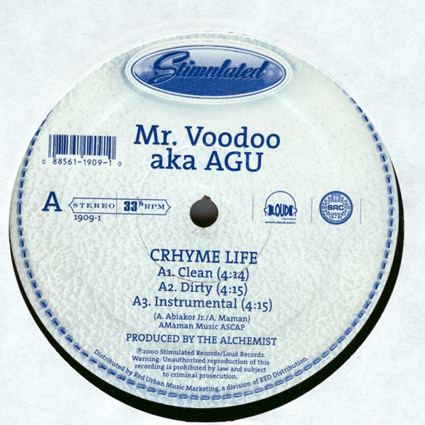 Mr. Voodoo - Crhyme Life / Lyrical Tactics Pt. II | Stimulated Records (1909-1) - 2