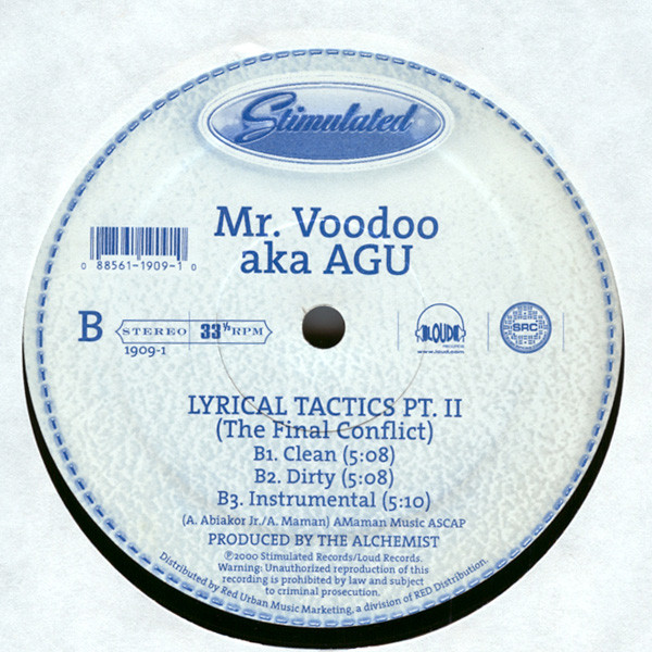Mr. Voodoo - Crhyme Life / Lyrical Tactics Pt. II | Stimulated Records (1909-1) - 3