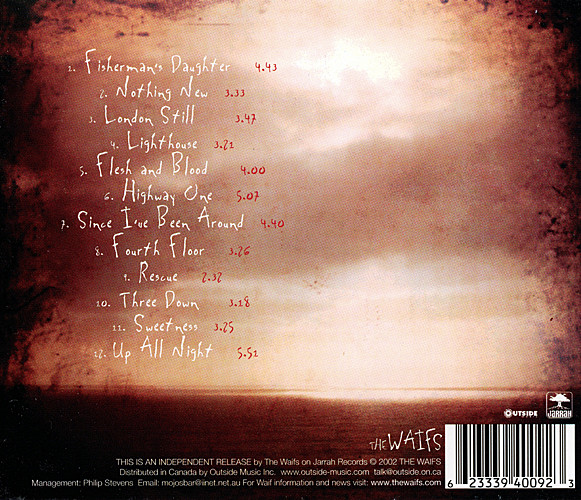 The Waifs - Up All Night | Jarrah Records (2339-4009-2) - 3