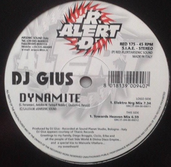 DJ Gius - Dynamite | Red Alert (RED 175) - 2