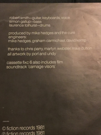 The Cure - Faith | Polydor (2383 605) - 4