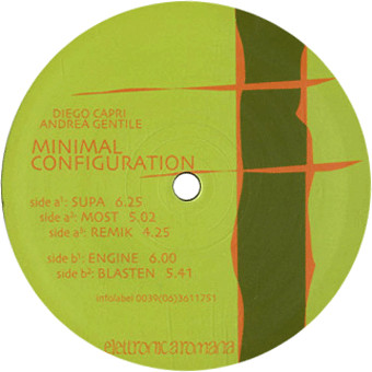 Diego Capri & Andrea Gentile - Minimal Configuration | Elettronica Romana (e.r.006)