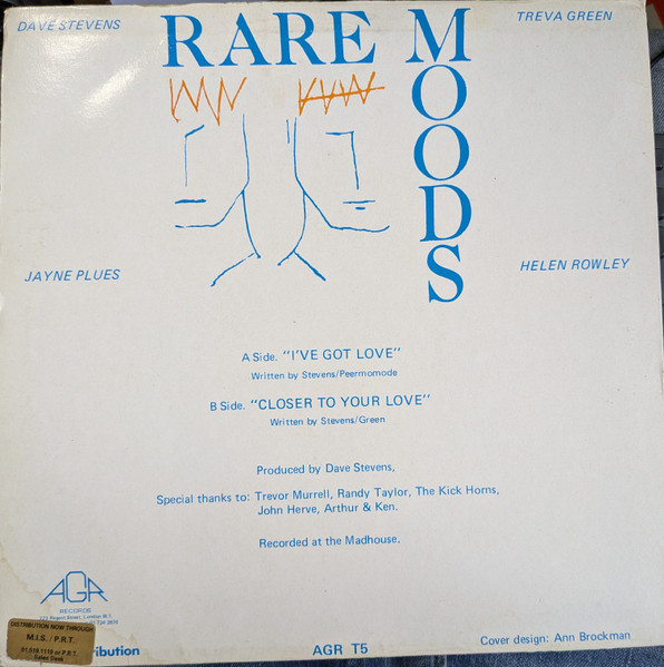 Rare Moods - I've Got Love | AGR Records (AGR T5) - 2