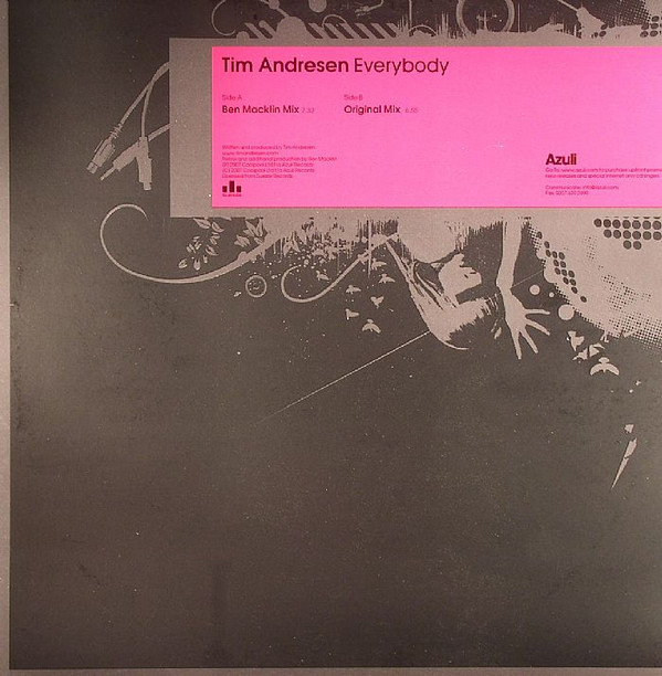 Tim Andresen - Everybody | Azuli Records (AZNY 242) - 2 Tim Andresen - Everybody | Azuli Records (AZNY 242) - 2